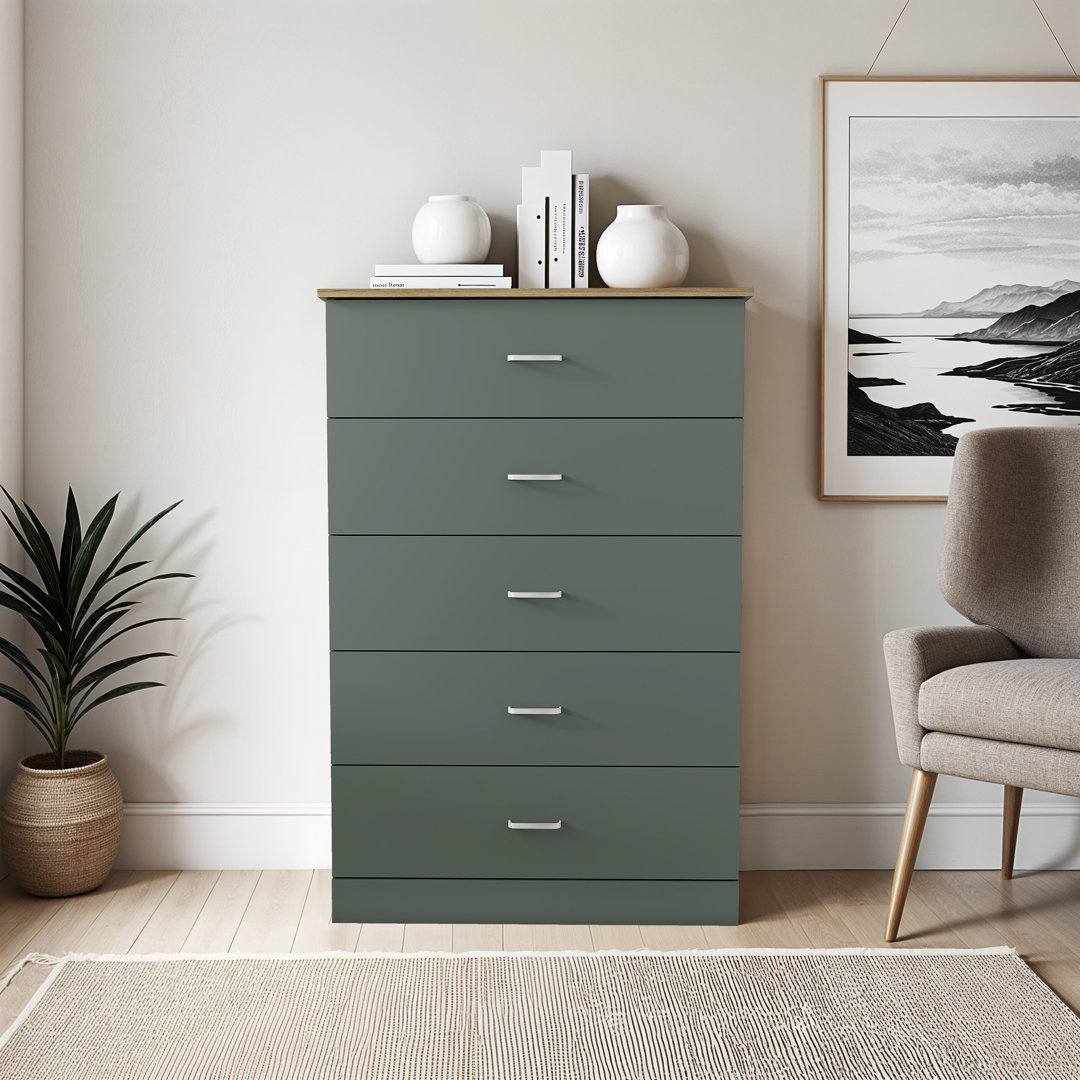 Allyannah 5 Drawer 31.5'' W Dresser